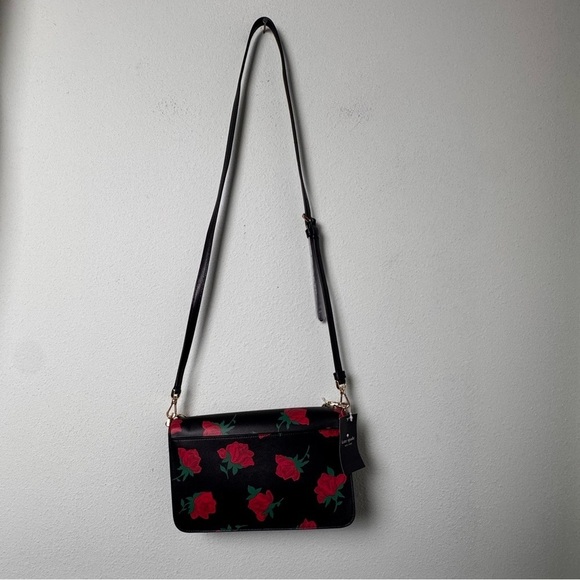 Kate Spade‎ New York Madison Rose Toss Printed Small Flap Crossbody - Picture 6 of 10